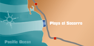 Distances to Playa del Socorro