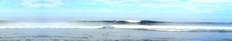 Surfing at Playa del Socorro
