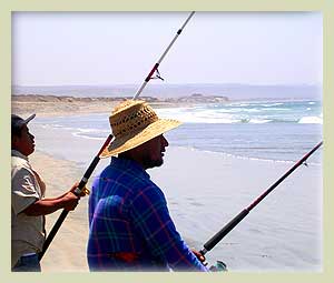 Fishing at Playa del Socorro